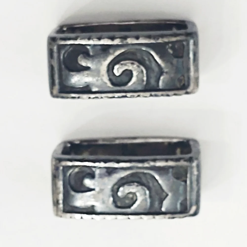 Vintage Designer Jeff Deegan Sterling Silver 4 piece Western Belt Buckle…